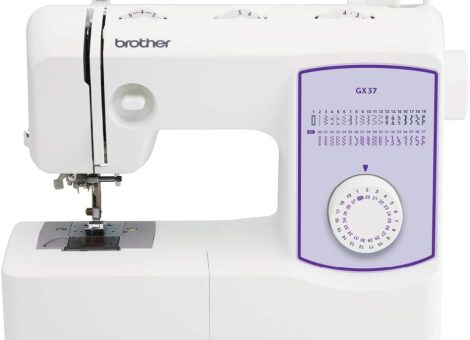 Brother Sewing Machine, GX37, 37 Built-in Stitches, 6 Included Sewing Feet