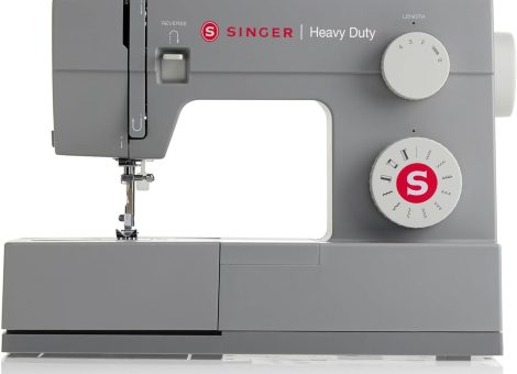 SINGER Heavy Duty 4411 High Speed Sewing Machine with Accessory Kit | Strong Motor With Enhanced Piercing Power, 69 Stitch Applications, Full Metal frame, 1-step Buttonhole & LED Light
